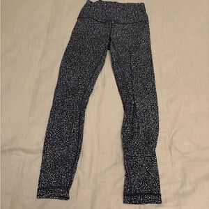 Lululemon Athletica Black and White Patterned Leggings